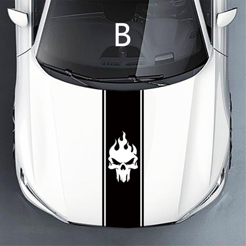 Car Hood Stripe Stickers Racing Style Sticker  Universal Auto Modified Accessories Decor Decals Auto Accessories