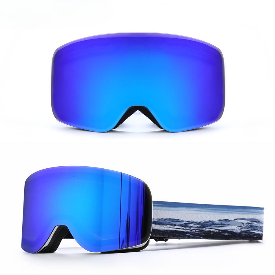 Skibrille Winter Schnee Snowboardbrille für Herren Damen Anti-Beschlag Ski Snowboard Brille für Erwachsene Anti-Beschlag UV400 Schutz Schneeskibrille