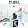 HD 2.8Inch Screen One Key Call Video Phone Wireless PTZ IP Dome Camera AI Humanoid Elder Care Baby Monitor