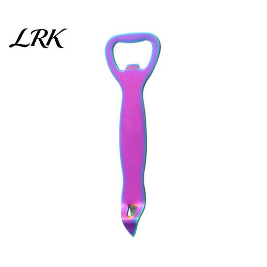 Durable Bottle Opener And Can Opener, Stainless Steel Design, Double-Head Food-grade Manual Punch Multi-Functional Portable Kitchen Bar Tool Colorful