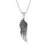 Angel Wing Necklace Unisex Trendy Vintage Feather Pendant Minimalist Choker Necklace