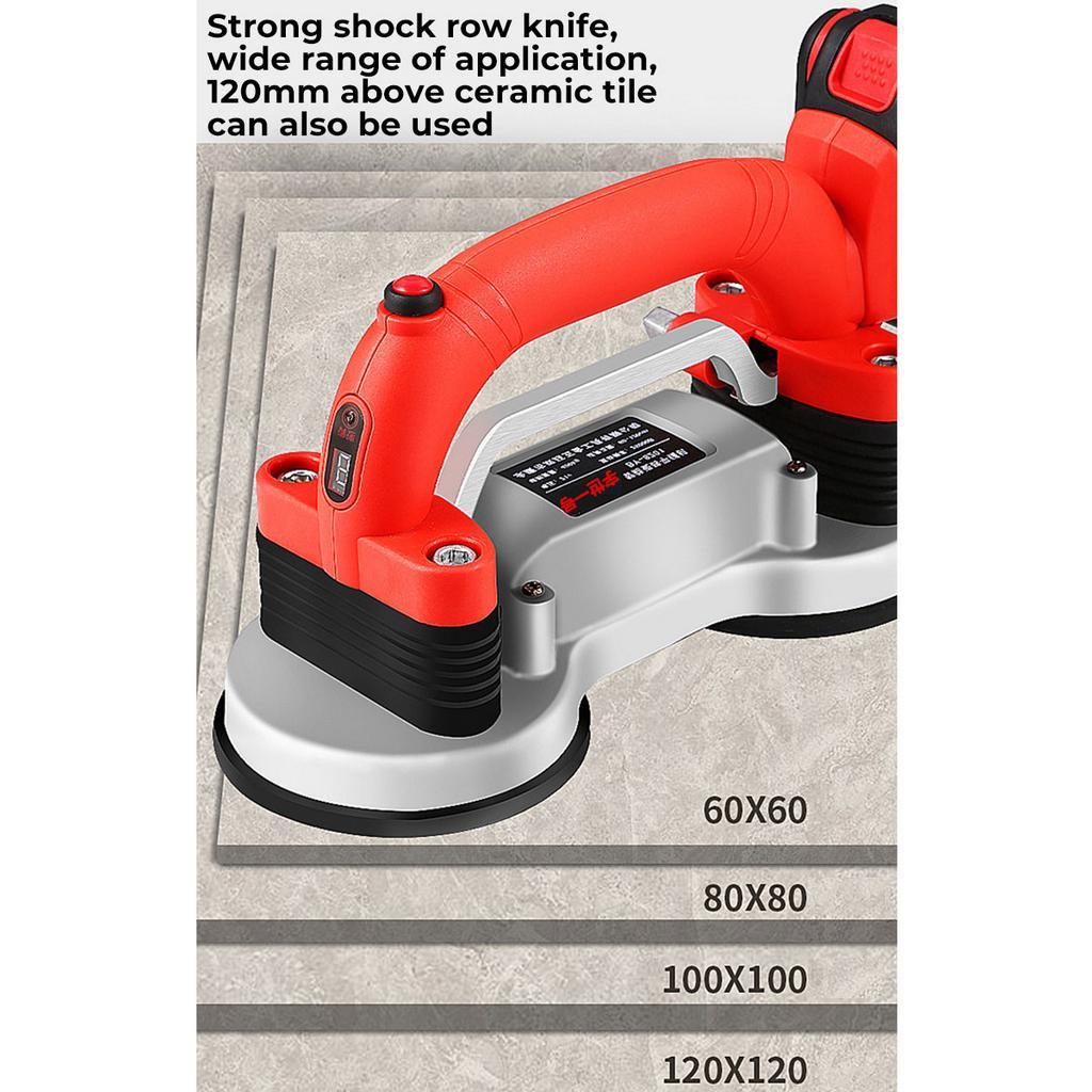 2000 mah 60-120mm Portable Tiling Tiles Machine Tiles Vibrator Suction Cup Adjustable Automatic Floor Vibrator Leveling Tool With Battery