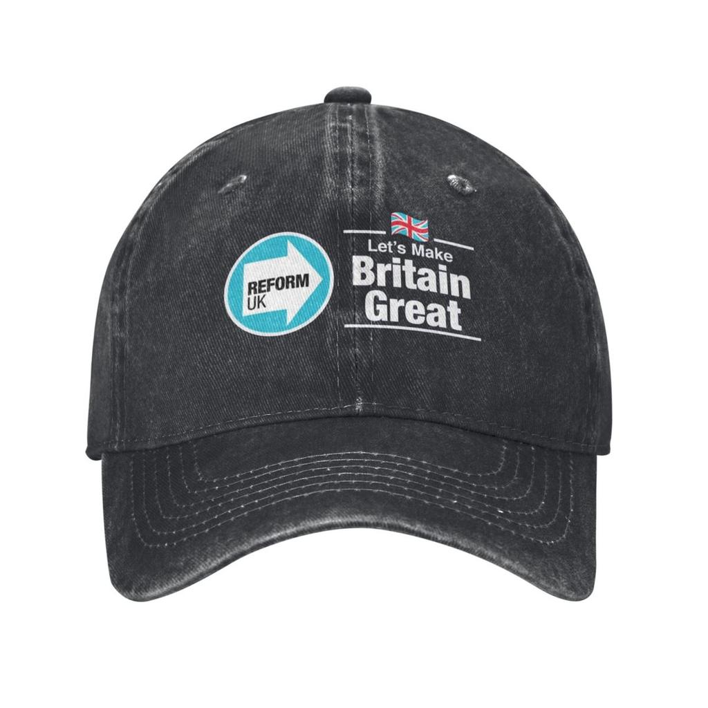Make Britain Great Again Basebollkeps Retro Sliten Bomull Reformera Storbritannien Solkeps Herr Dam Utomhus Sommar Justerbara Kepsar Hatt