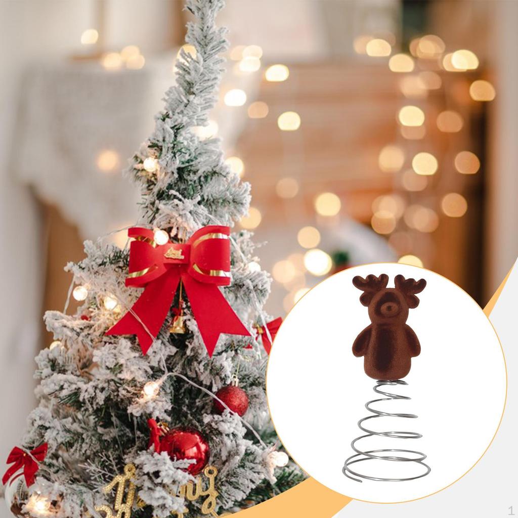 Gifts Christmas Decor Tree Crown Ornament for Living Room Indoor Holiday