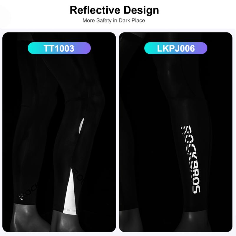 ROCKBROS Ice Silk Cycling Leg Warmers UV Protection Compression Leg Sleeves for Running Basketball Sports Tights Unisex