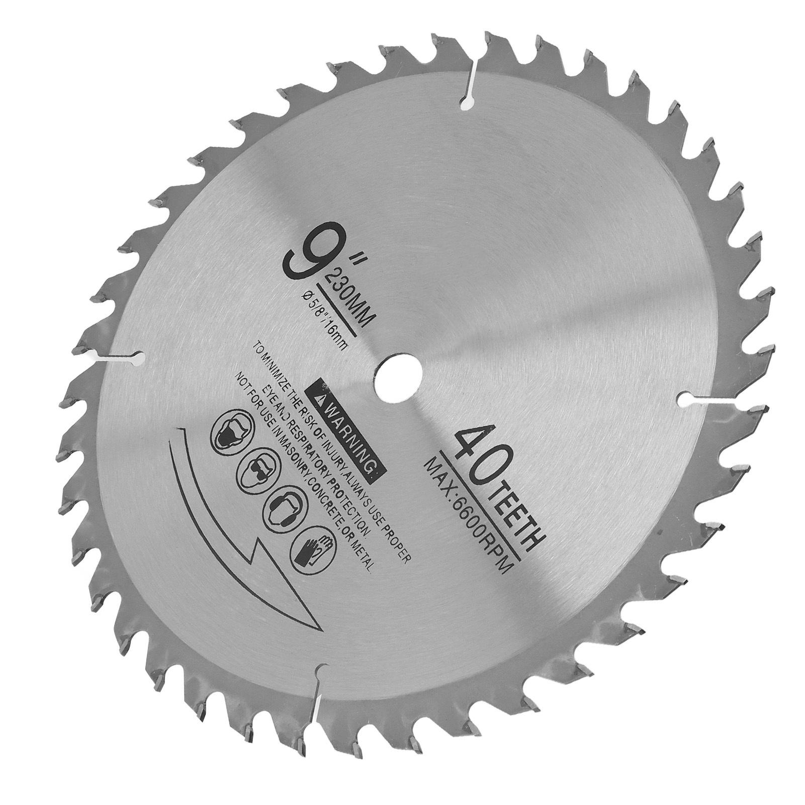 

Пильный диск 40T 9 дюймов 6600 об/мин Быстрый Точный Твердосплавный Дисковый Пильный Диск для Деревообработки