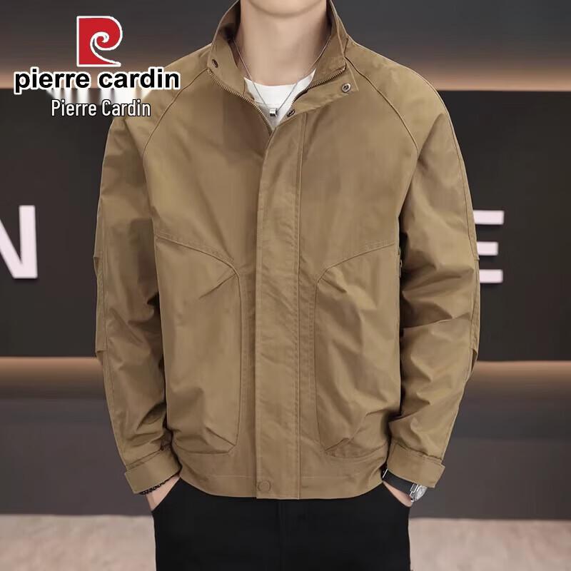 Pierre Cardin Men s Stand Collar Loose Casual Workwear Jacket 5XL