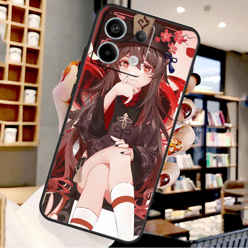 Hu Tao Genshin Impact For Xiaomi Redmi Note 13 Pro 9 10 11 12 14 15 Pro Plus Case For Redmi 15 12C 13C 14C 10C 15C