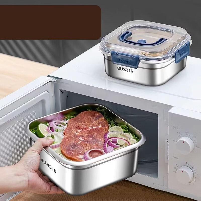 ZISIZ Stainless Steel Food Container Set