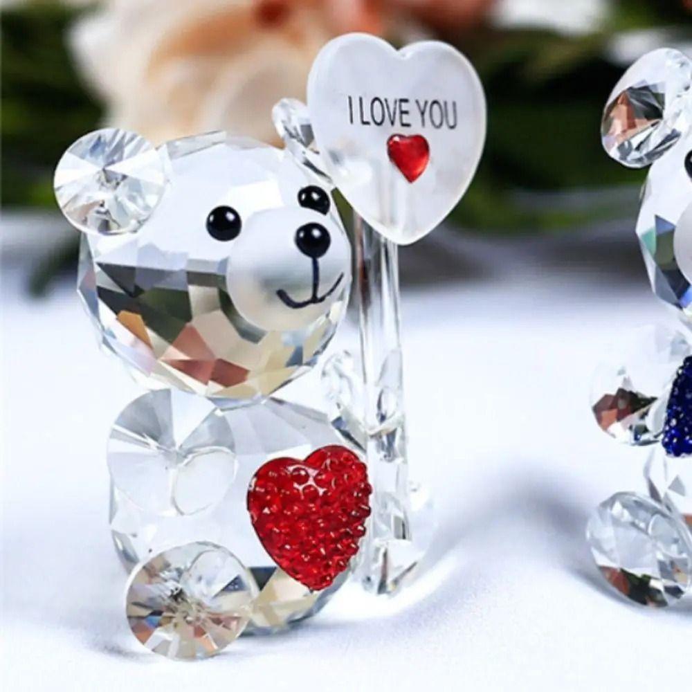 Creative Little Bear Statue Romantic Heart-shaped Bear  Guests Bridesmaid Gift