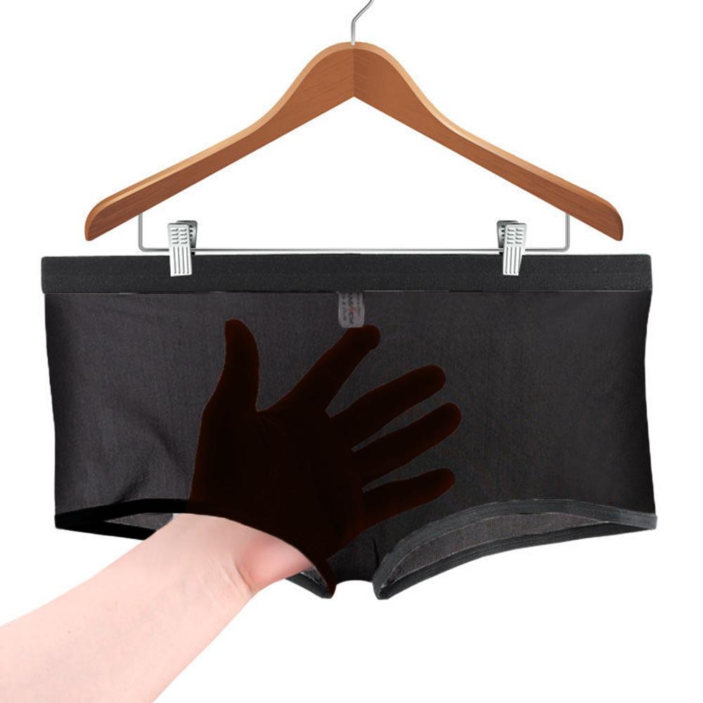 Pánské boxerky z nylonu se síťovinou Průhledné spodní prádlo Sexy spodky Kalhotky