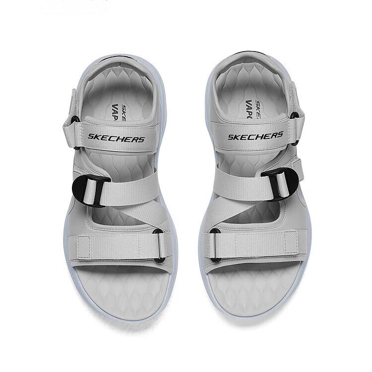 Skechers Sport Mens Versatile Comfortable Beach Sandals Men Sandals Gray 232886-GRY