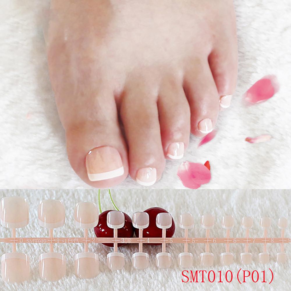 Buy 24pcs Natural French False Toe Full Nail Tip Nail Art Accessory Long Manicure At Affordable Prices Free Shipping Real Reviews With Photos Joom