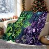 Plants VS Zombies Pattern Blanket for Home Decoration, Bed, Sofa, Car Travel, Camping, Suitable for All Seasons, Birthday Christmas Gift