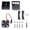 Heat Dissipation Enclosure Aluminum Alloy Cooling Protective Case for Raspberry Pi 2 3 B+(With Fan )