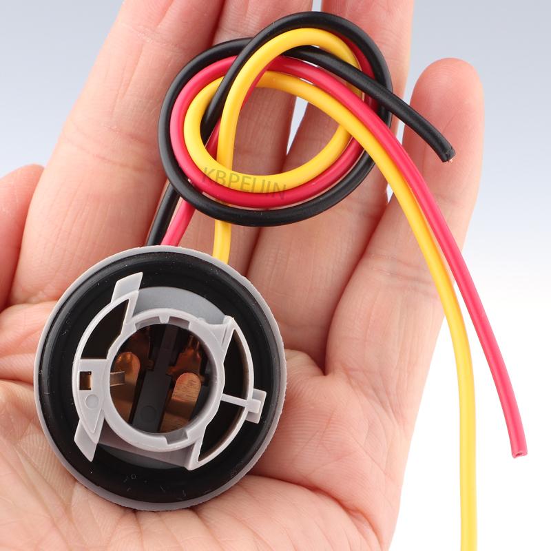 1Pcs 1157 Bulb Socket Holder Adapter For Ford Focus Fiat Renault Megane 3 Car Brake Tail Light Base Connector Accessories