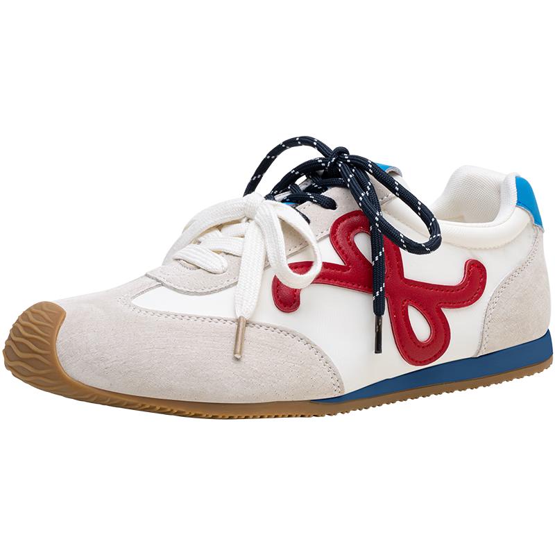 BAISTU Pigskin German Trainer Women s Casual Shoes CN611CM5 36