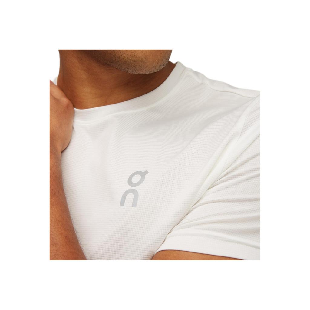 On Round Neck Pullover Solid Color Short Sleeve T-Shirt Men Tops White 1ME10430864