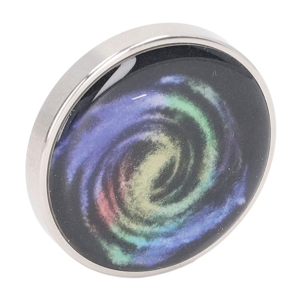 Desktop Rotating Toy Colorful Pattern Stainless Steel Stress Relieve Decompression Gyroscope Toy #2
