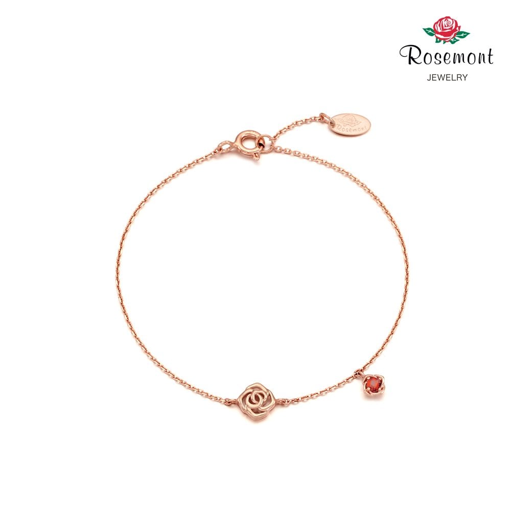 [Exclusive Package][Rosemont] Silver Bracelet (January Birthstone) Rc0341