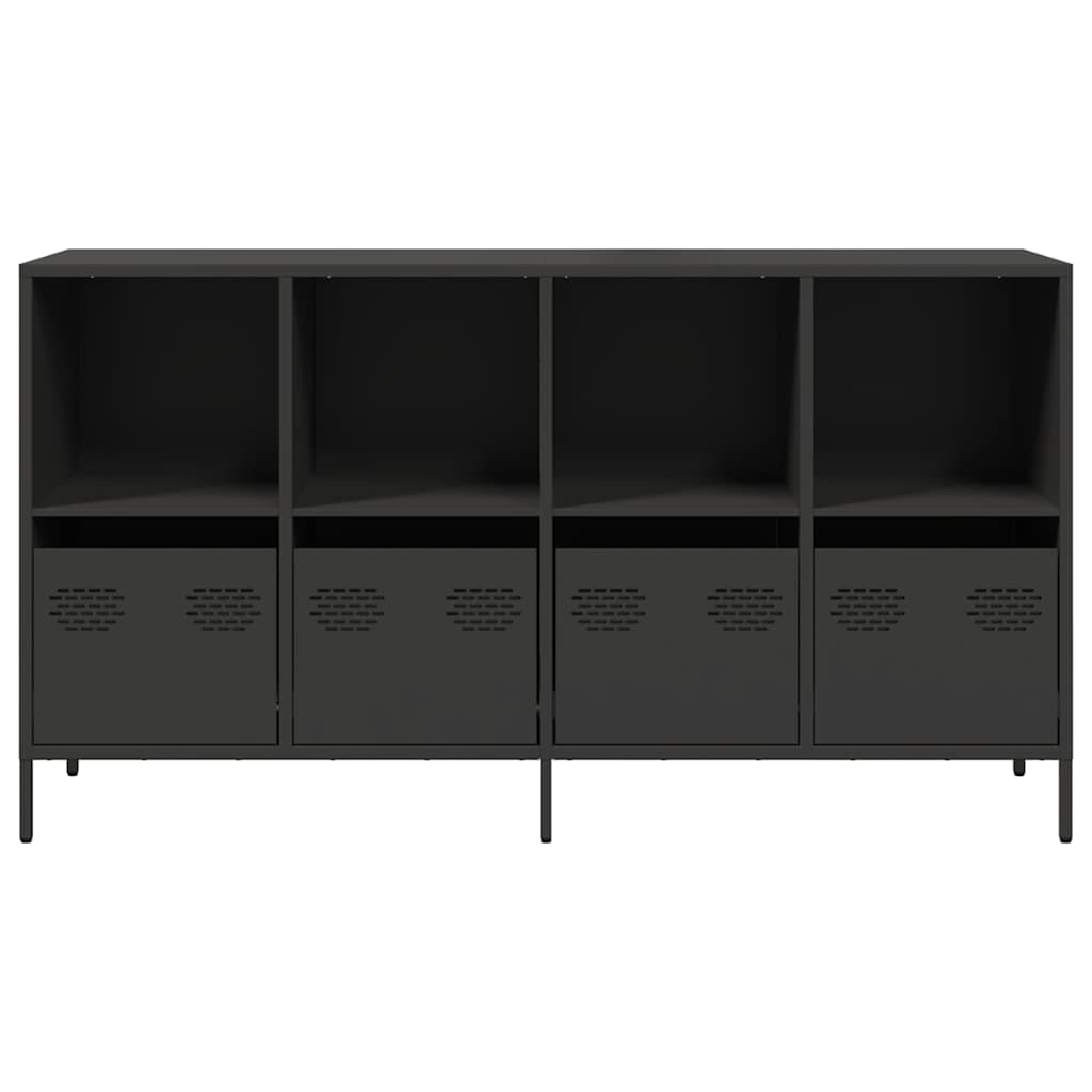 Sideboard Black 135 x 39 x 73.5 cm Cold Rolled Steel