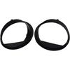 Hooke Road Wrangler Headlight Cover Bezels Trim Matte Black Accessories For 2007-2015 Jeep JK Wrangler & Unlimited - Pair