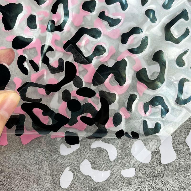 1 pz Adesivi Auto Stampa Leopardo per Specchietto Retrovisore Auto Impermeabili Decorativi Fai da Te Finestrino Auto Decalcomanie in Vinile