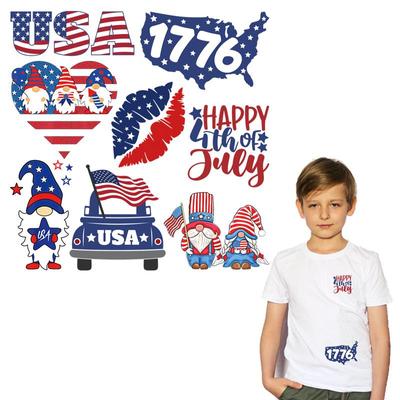 4 lipca naszywki do naprasowania naklejki termiczne koszulki bluzy prasa gorąca aplikacje DIY Parches Ropa naklejki na ubrania transfer termiczny