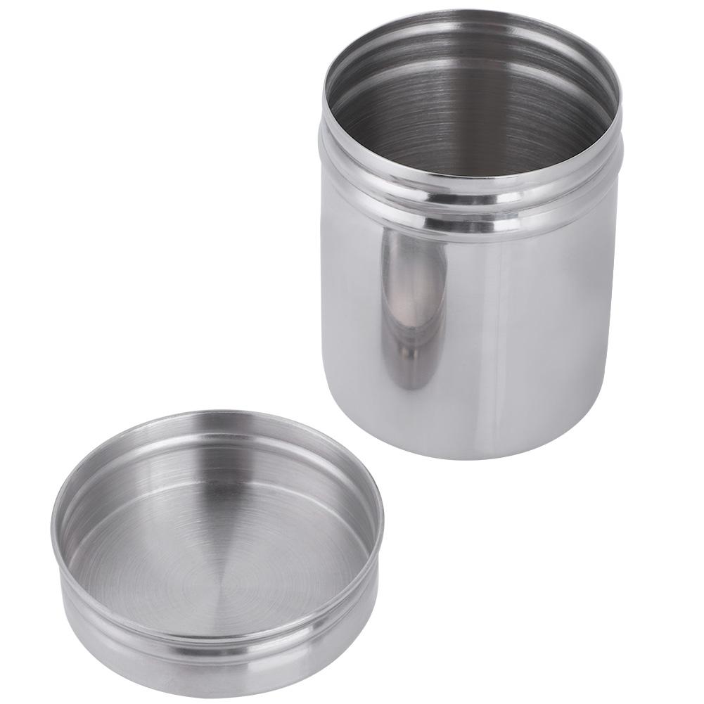 275ml 400ml Tea Jar 304 Stainless Steel Sealed Storage Jar Portable Tea Coffee Beans Container for Home Kitchen Cafes Restaurant
