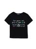 ASIF CALIE Discoball Crop Tshirt Black