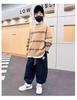 Boys' Fleece-Lined Corduroy Sweatpants - 2024 Autumn/Winter Sports & Casual Style