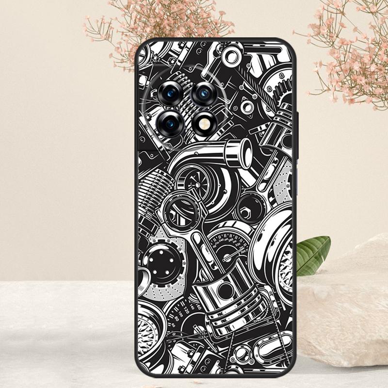 

Automobile Spare Parts Car Engine Case For OnePlus 15 R 13 13T 13R 12 12R 11 10T 8T 9 10 Pro Nord 5 CE 4 2 3 Lite N20 N30 Cover OnePlus 10T
