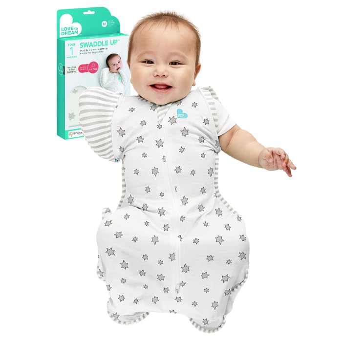 

Swaddle Up Чудо-пеленка Этап 2 Переходный мешок Бамбуковый Легкий После Переворота Для Лета Японская Звезда Младенец Детский Спальник Детские Товары Детский Душ