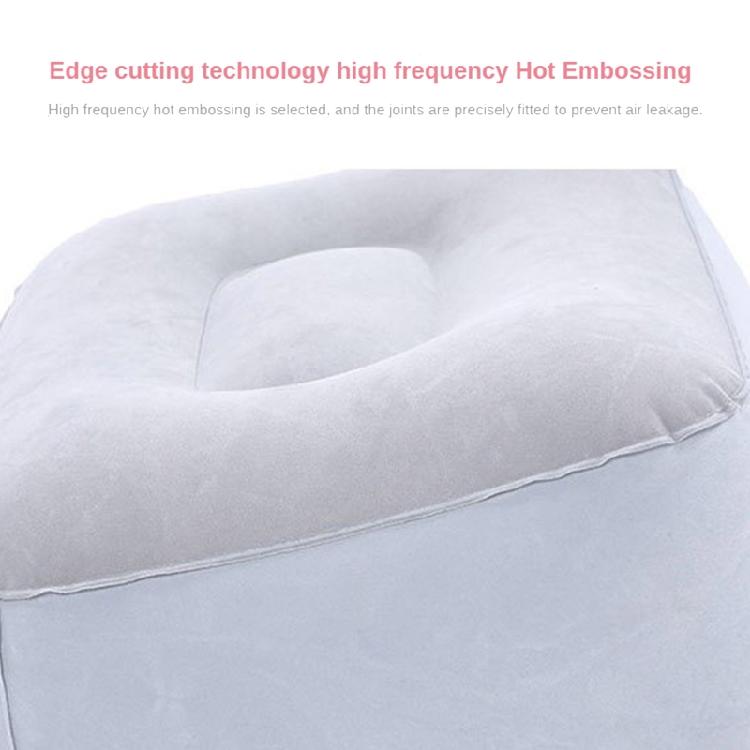 Foot Rest Pillow For Travel Portable Inflatable Stool For Foot Rest Leg Cushion Pillow