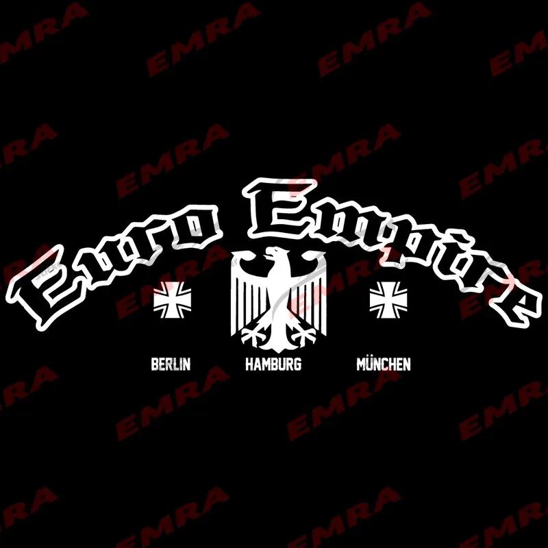 Text Euro Empire for Car Sticker Windshield Banner Rear Window Decoration External Accessories Waterproof Pvc Vinyl Decals