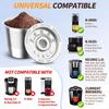 2 Pack K Cup Reusable Coffee Pods for Keurig: Stainless Steel Refillable K Cup - Reusable Coffee Filter for Keurig 1.0 Coffee Maker, Permanent,