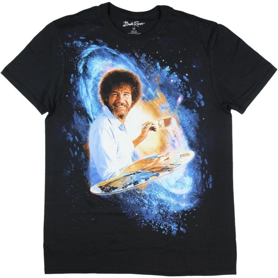 

Bob Ross Galaxy Paining Graphic T-Shirt - 3XL S разноцветный