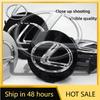 2026 Hot Interior Stickers 4Pcs 62MM Car Emblem Wheel Center Cover Hub Accessories For Lexus GS IS LS500h ES260 ES300h RX350h NX