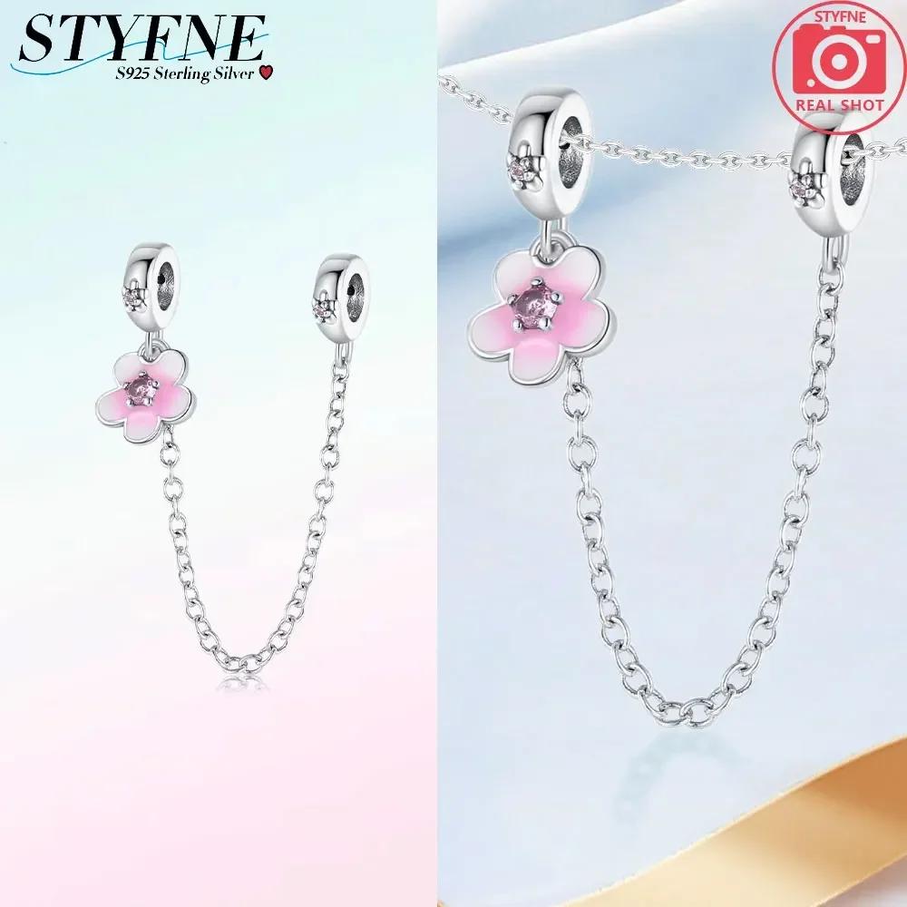 Newcopperclassical Cross Flower Type Musical Note Butterfly Safety Chain For Women Bead Diy Bracelet Jewelry Gift