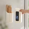 Punch-free Magnetic Storage Box Plastic Wall-mounted Storage Box Drinking Straws Dispenser  Cabinet