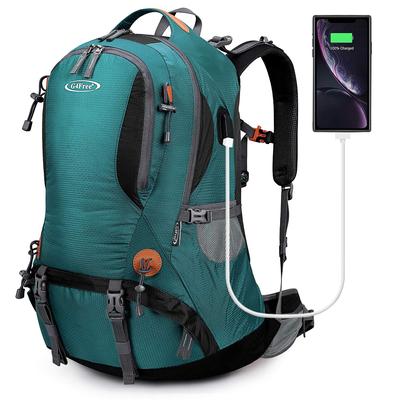 Mountain Climbing Backpack with Rain Cover 50L Waterproof Large Capacity Lightweight Disaster Prevention Rucksack Multifunctional Debag Outdoor