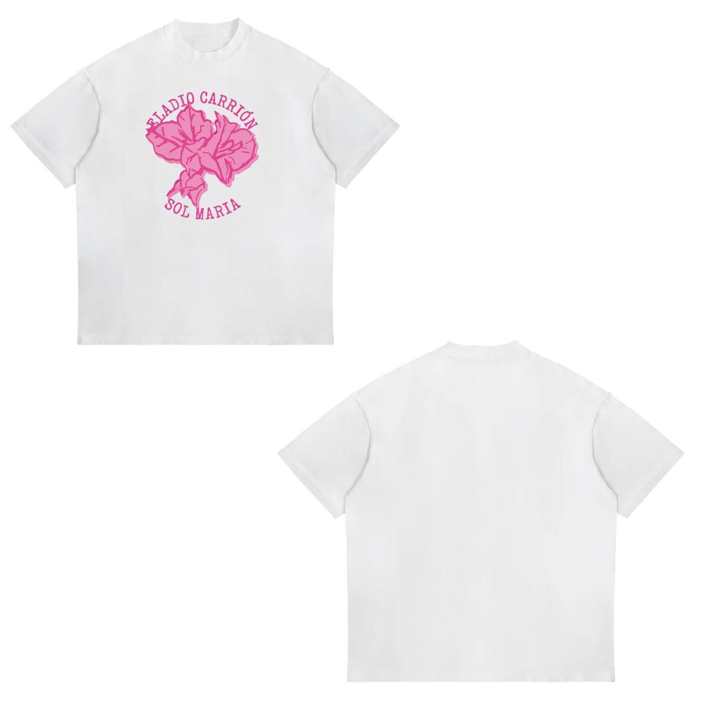 Eladio Carrion Sol Maria Tour 2024 Tshirt Unisex Clothes Fashion Hip Hop Oversized T Shirt Loose 100 Cotton Short Sleeve Tshirts