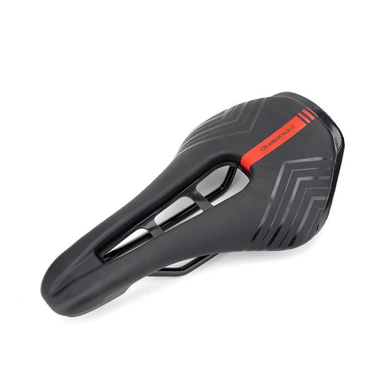 Comfortable Hollow Road Bike Saddle SD-562 Triathlon Cycling Mountain Seat With PU Leather Steel Rail