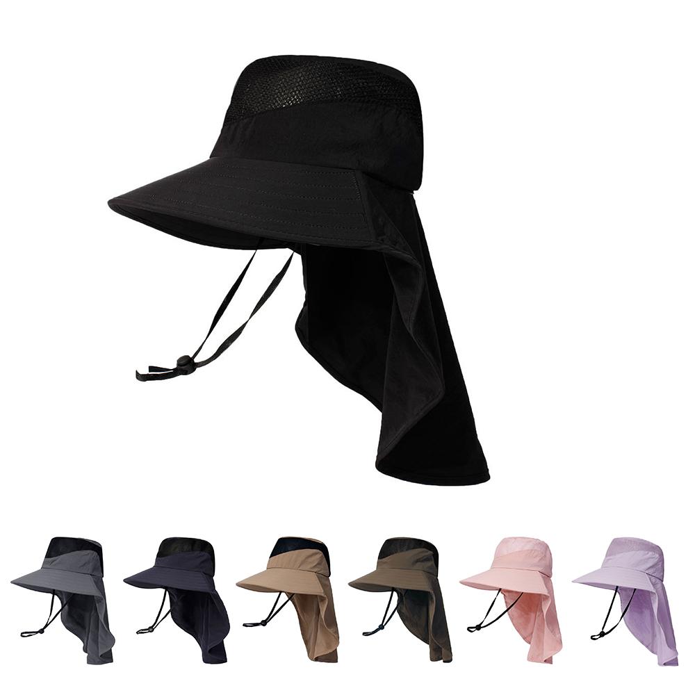 

Neck Protector Sun Hat with Neck Flap Quick-Dry Sun Protection Hat for Women & Men