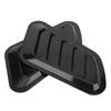 2Pcs Car Decorative Air Intake Turbo Hood Vent Cover Car Decoration AccessoriesBlack