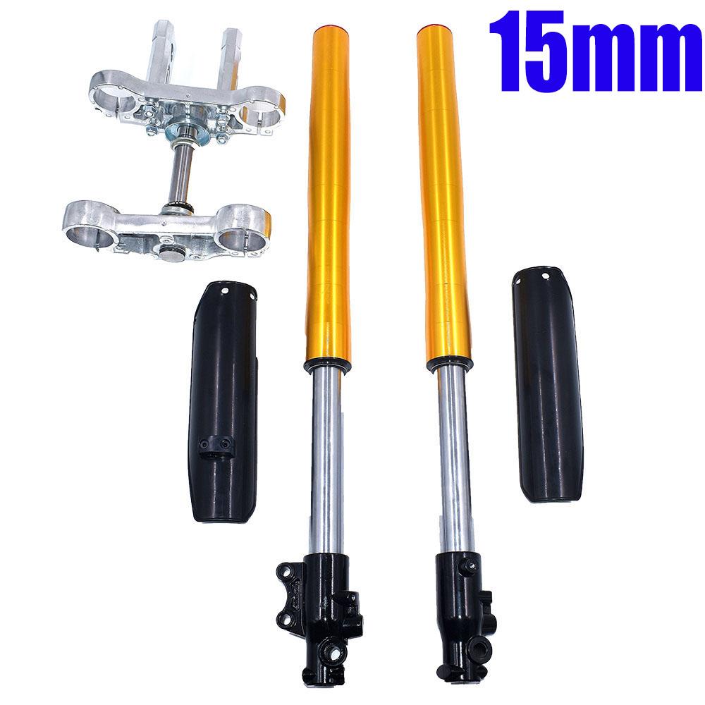 710MM Front Inverted Fork Shock Absorption 45MM/48MM with Device Upper and Lower Plate for Chinese Dirt Pit Bike CRF KLX