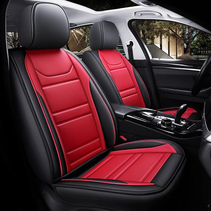 Universal All-Season Leather Car Seat Cushion and Cover