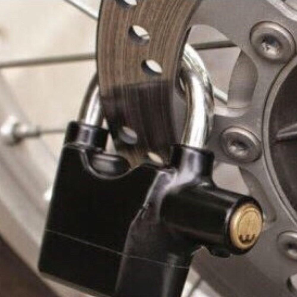 Waterproof Siren Alarm Padlock Anti Theft Heavy Duty Bicycle Lock Rust Proof High Security Alloy Alarm Lock Vehicle Safety