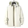 Windproof Waterproof Hooded Jacket for Couples - Versatile Spring/Autumn Outerwear for Trendy, Casual Mountaineering.