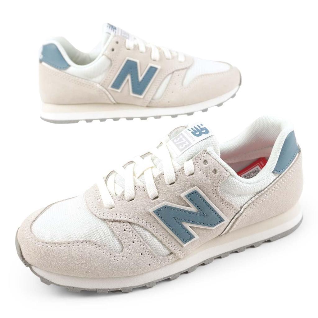 New Balance 373 WL373OJ2 B 00 oj 2 Light Gray Blue Sneakers Women's